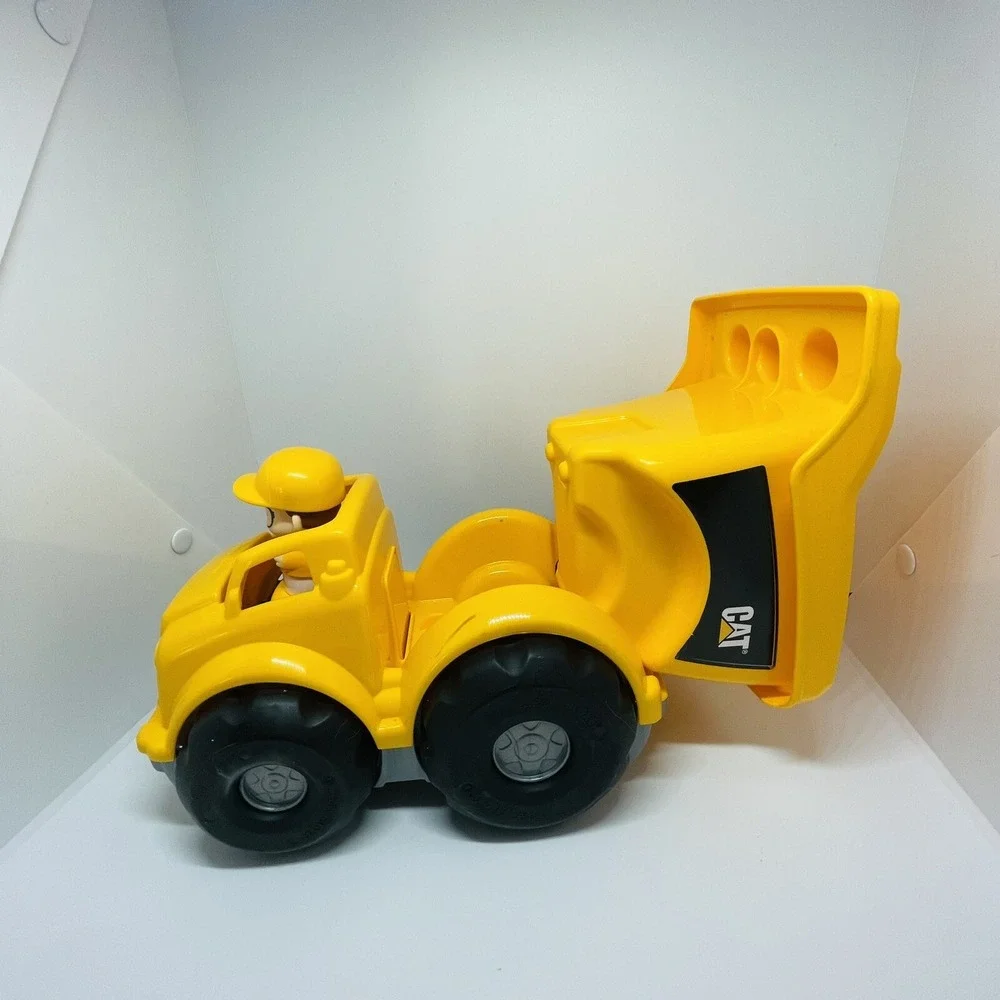 Mega Bloks First Builders Caterpillar Dump Truck‎ Yellow & Black